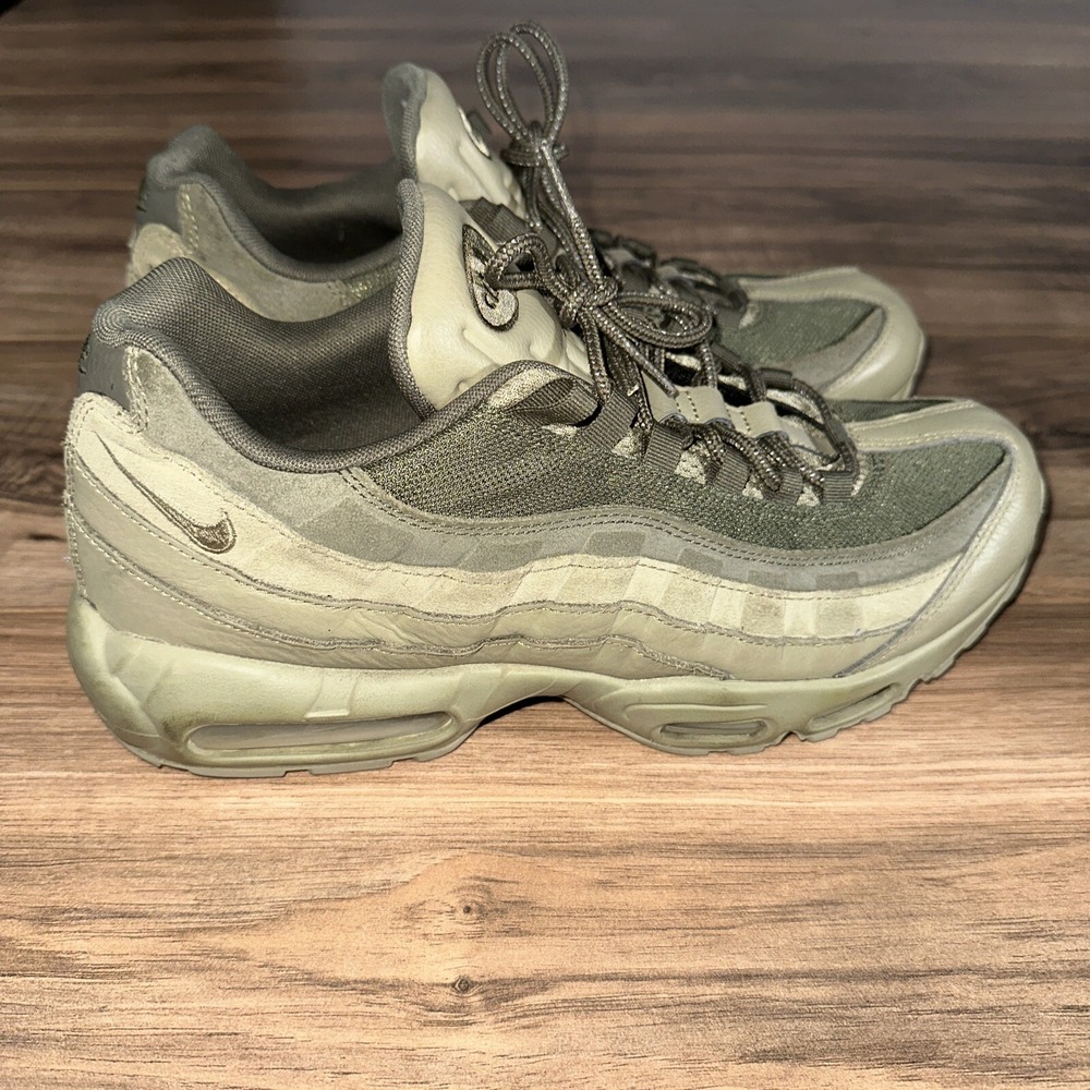 Nike‎ Air Max 95 Premium 538416-201 Neutral Olive Shoes Men Size 11.5